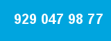 929 047 98 77 929 047 98 77